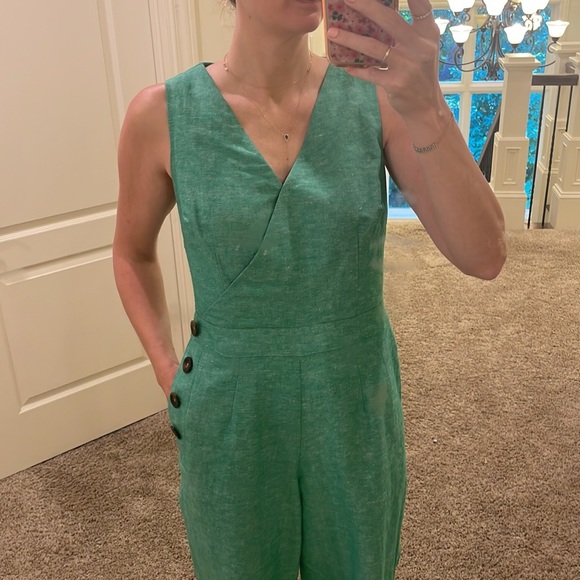 Boden Dorothea wrap jumpsuit size 6 - Picture 2 of 8